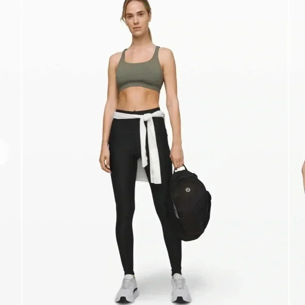 Lululemon Black Mapped Out High-Rise Tight 28, size 6
